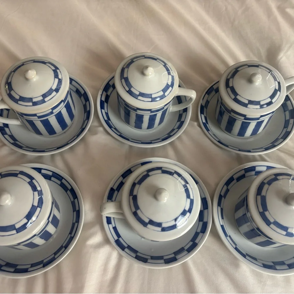 Williams Sonoma Blue and White Tea Set